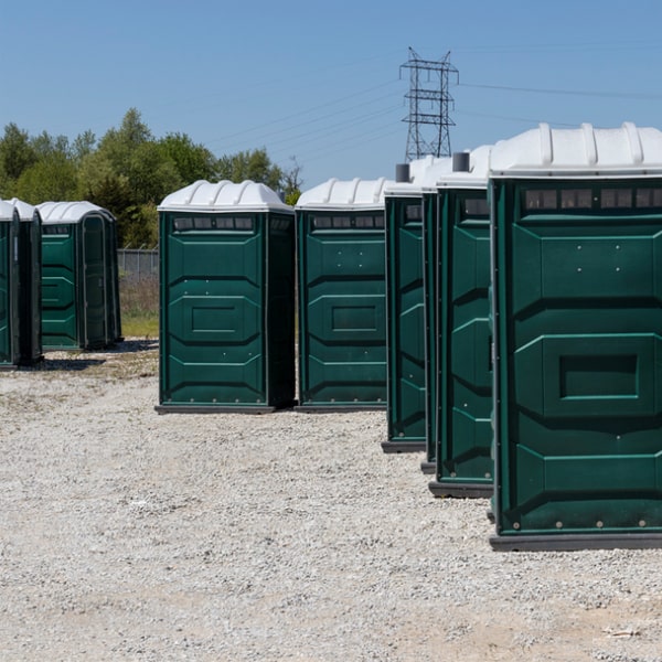 what is the difference between a standard event portable restroom and a luxury event portable toilet